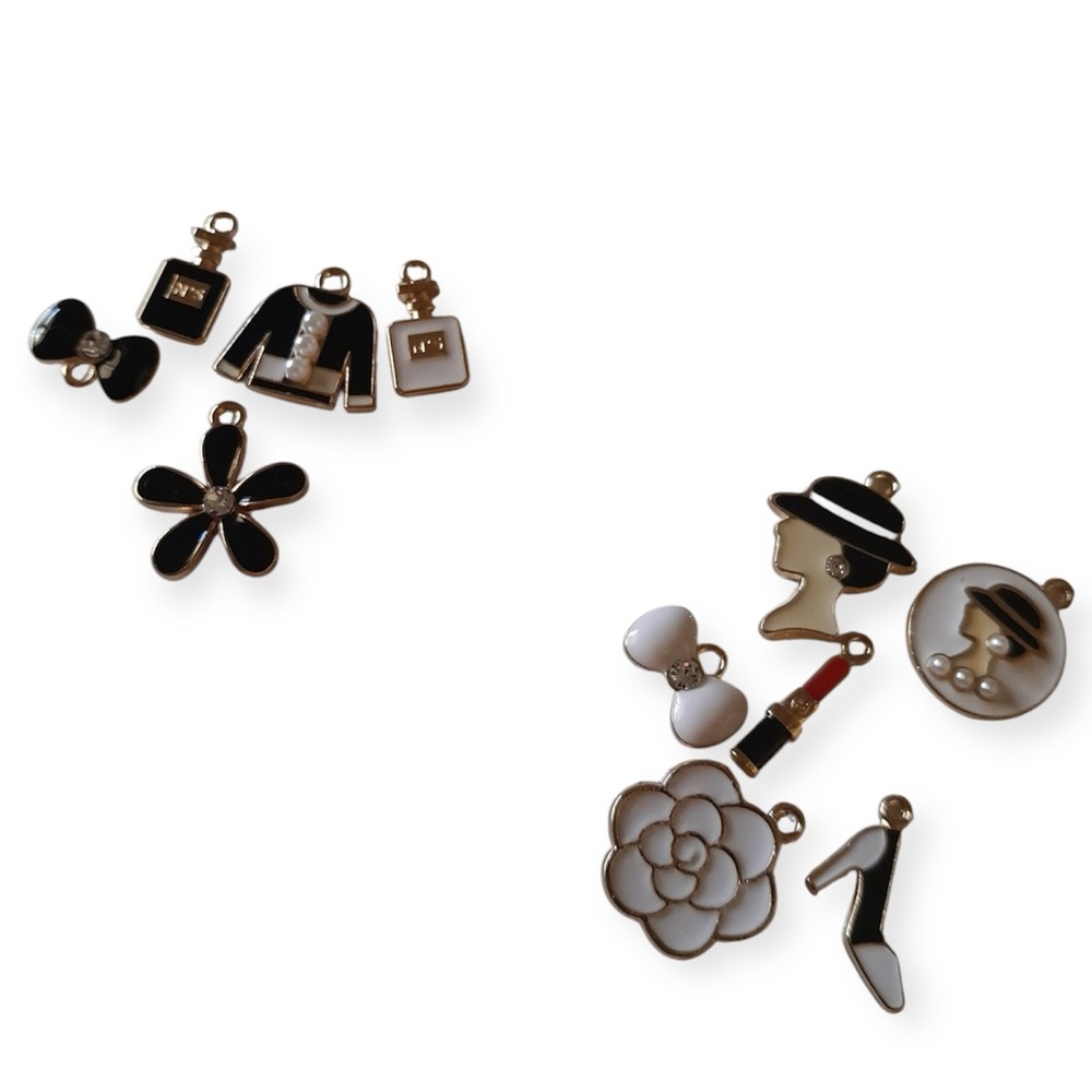 Fashion Mini Gold Plated Enamel Pendant Charms - Perfect for DIY - Picture 5 of 6